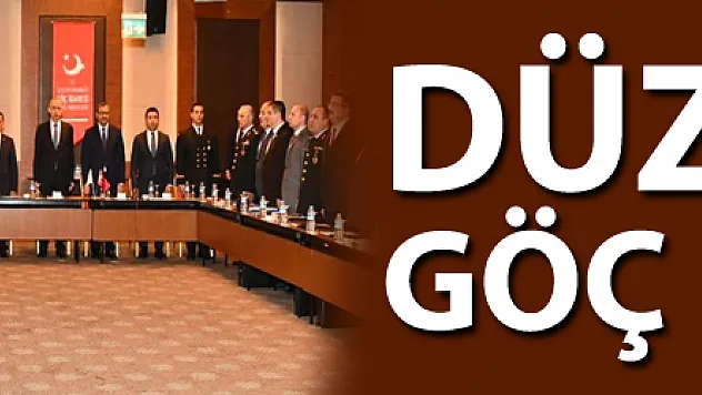 Düzensiz göç masada 