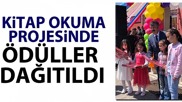 Kitap Okuma projesinde ödüller dağıtıldı