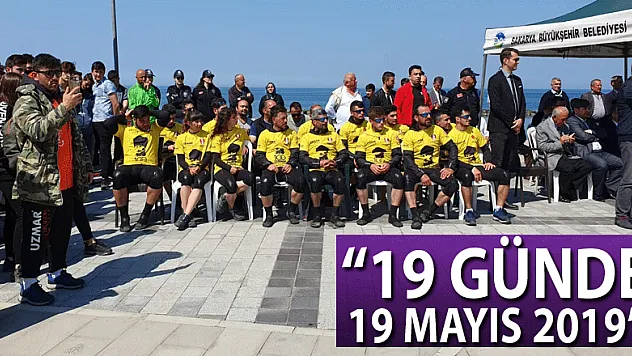 19 gün kürek çekerek İstanbul'dan Samsun'a gelecekler