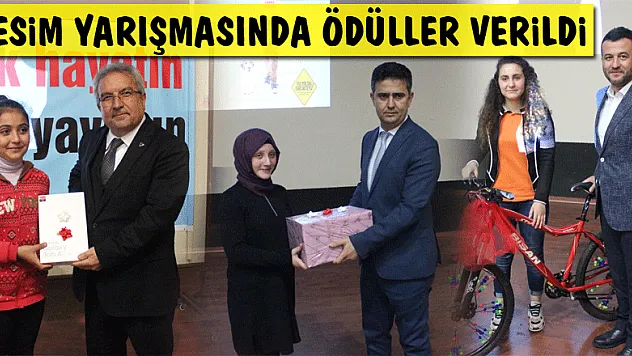Resim Yarışmasında ödüller verildi