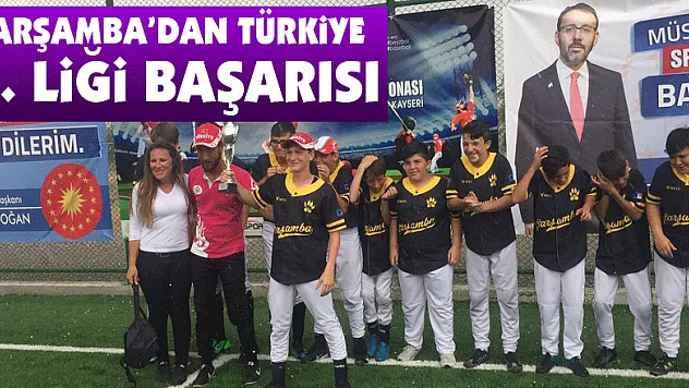 Çarşamba'dan Türkiye 2. Liği başarısı
