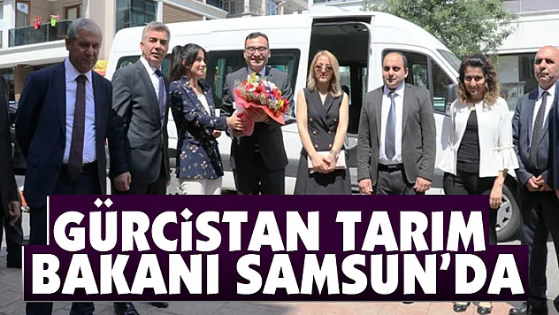 Gürcistan Tarım Bakanı Samsun'da