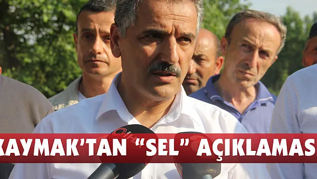 Samsun Valisi Kaymak'tan 'sel' açıklaması