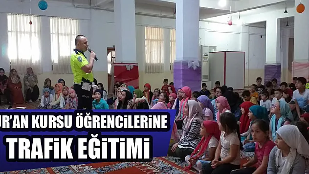Kur'an Kursu Öğrencilerine Trafik Eğitimi