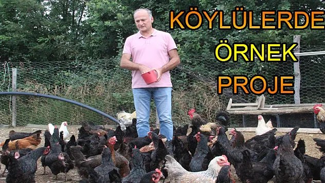 Köylülerden örnek proje 