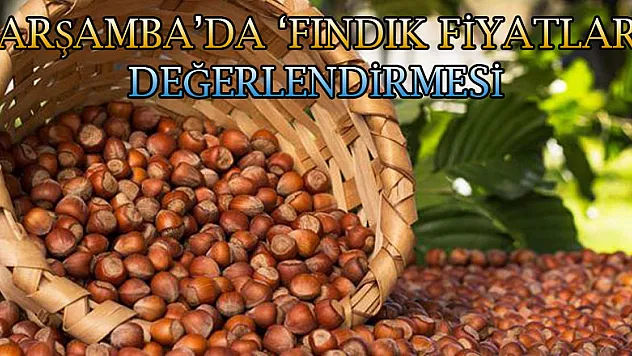 Çarşamba'da 'Fındık fiyatları' değerlendirmesi