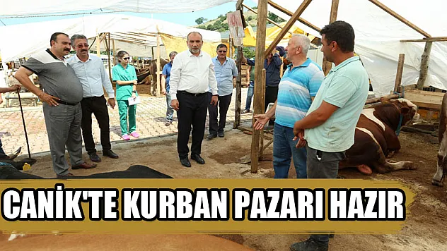 Canik'te kurban pazarı hazır 