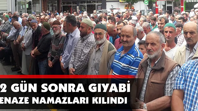 52 gün sonra gıyabi cenaze namazları kılındı 