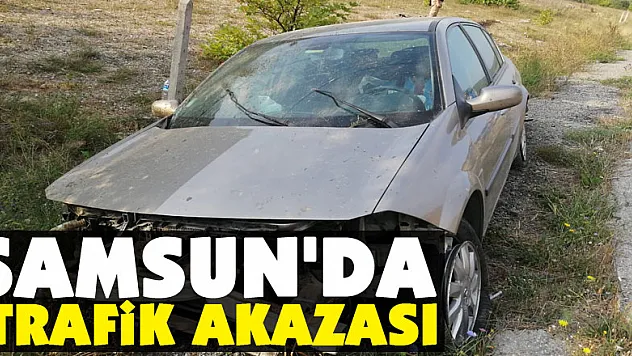 Samsun'da trafik kazası: 3 yaralı