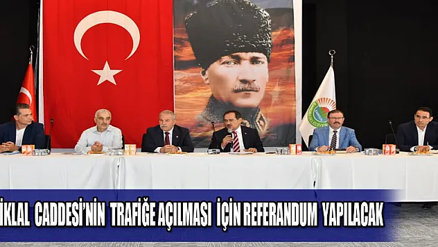 İstiklal Caddesi'nin trafiğe açılması için referandum yapılacak 