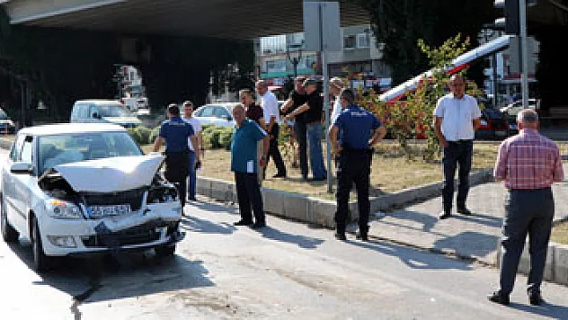 Samsun'da trafik kazası: 1 yaralı