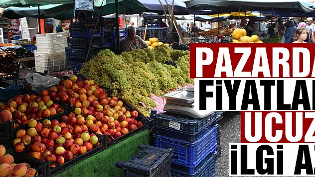 Pazarda fiyatlar ucuz, ilgi az 