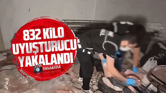 71 İlde nefes kesen operasyon: 832 kilo uyuşturucu ele geçirildi