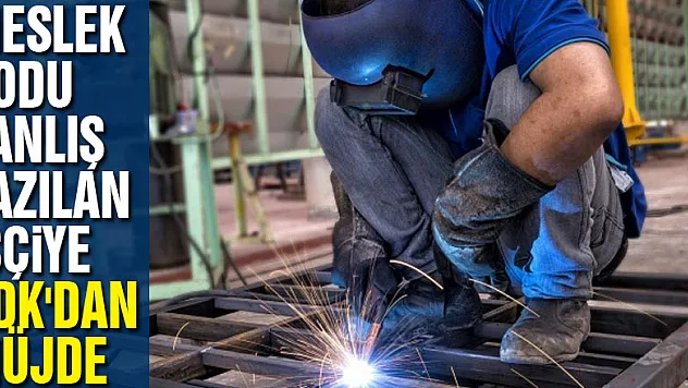 Meslek kodu yanlış yazılan işçiye KDK'dan müjde