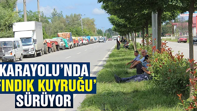 Karayolu'nda 'Fındık Kuyruğu' sürüyor