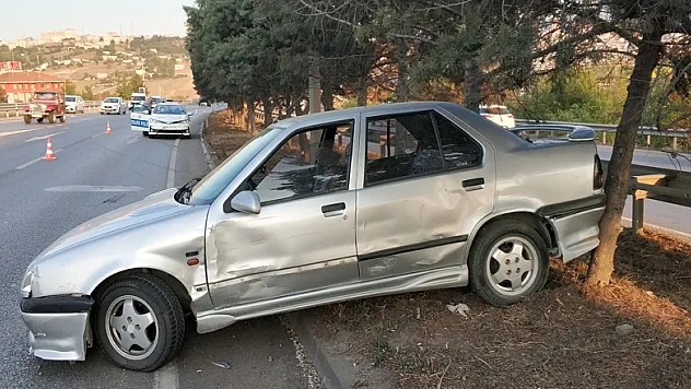 Samsun'da tır otomobile çarptı: 1 yaralı