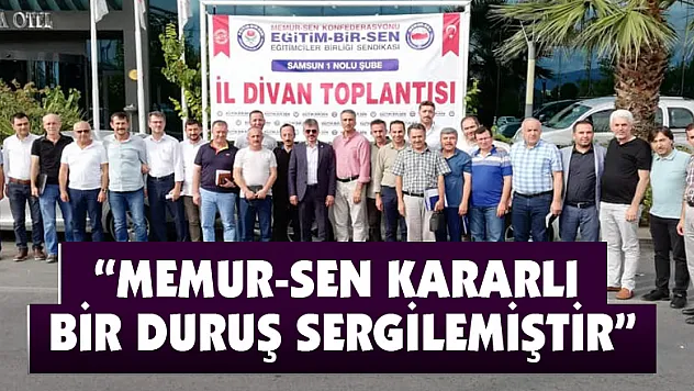 Yıldız: 'Memur-Sen kararlı bir duruş sergilemiştir'
