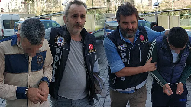 Baba-oğul uyuşturucu ticaretinden gözaltında
