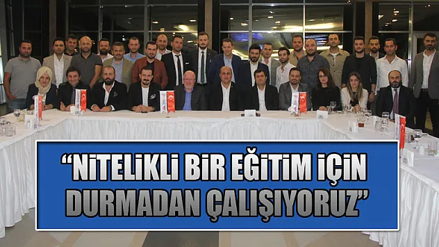 Rektör Aydın: 'Nitelikli bir eğitim için durmadan çalışıyoruz'