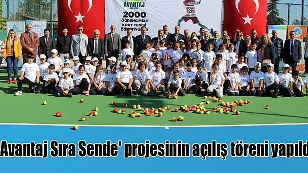 Samsun'da 'Avantaj Sıra Sende' projesinin açılış töreni yapıldı