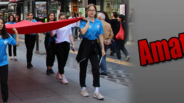 Samsun'da Amatör Spor Haftası yürüyüşü