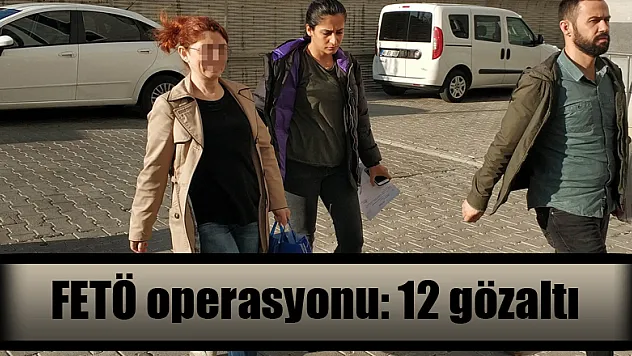 Samsun merkezli FETÖ operasyonu: 12 gözaltı