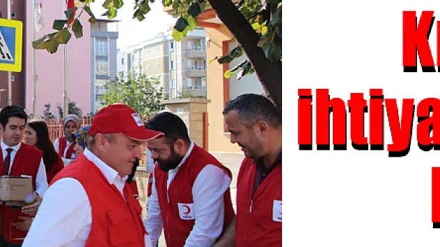 Kızılay'dan ihtiyaç sahiplerine konserve