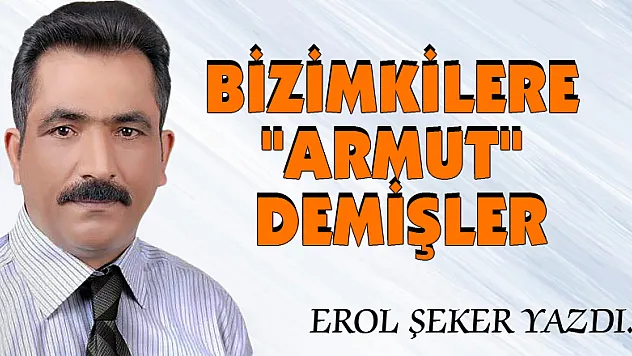 Bizimkilere 'ARMUT' demişler