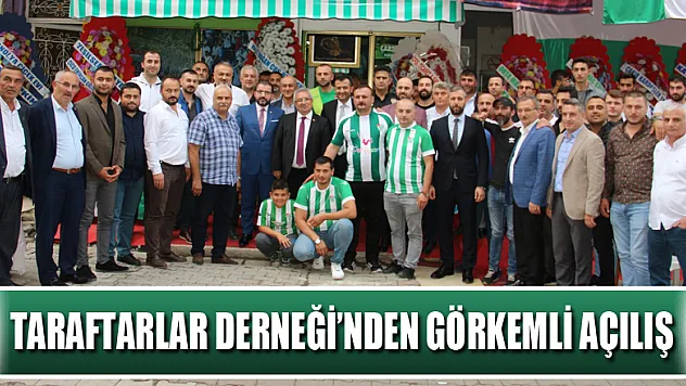 ÇARŞAMBASPOR TARAFTARLAR DERNEĞİ'NDEN GÖRKEMLİ AÇILIŞ