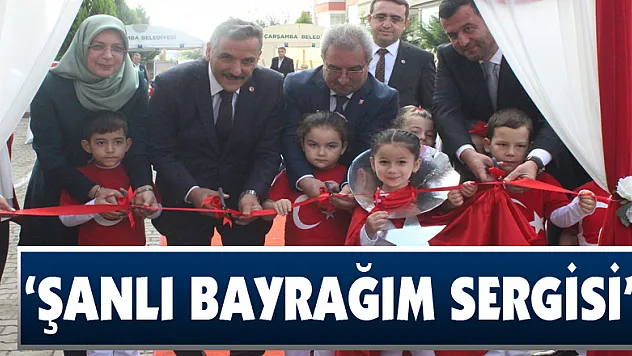 Miniklerden 'Şanlı Bayrağım Sergisi'