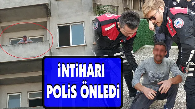 Samsun'da intiharı polis önledi