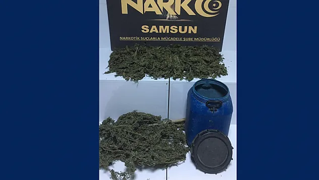 Samsun'da uyuşturucu operasyonu