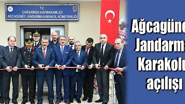 Ağcagüney Jandarma Karakolu açılışı
