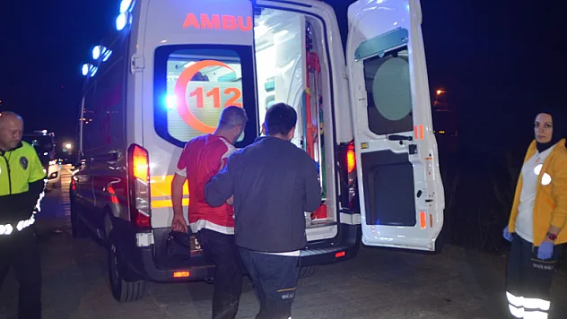 Motosikletten düşen şahıs yaralandı