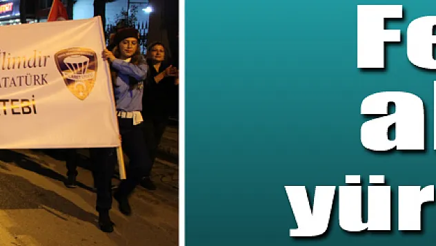 Samsun'da fener alayı yürüyüşü