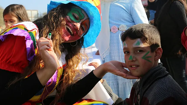 Çocuklar şenlikte buluştu