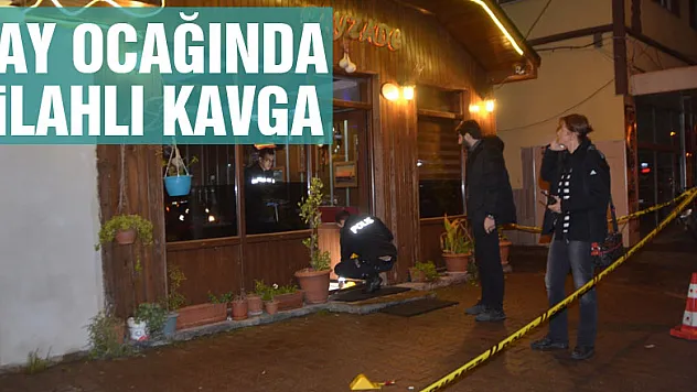 Bafra'da çay ocağında silahlı kavga: 1 yaralı