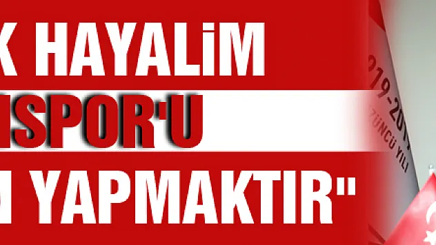 Ertuğrul Sağlam: 'En büyük hayalim, Samsunspor'u 6. şampiyon yapmaktır'