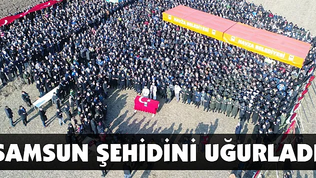 Samsun şehidi Uzman Jandarma Kemal Sayar son yolculuğuna uğurlandı