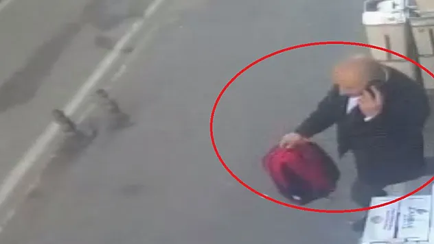 Çanta hırsızı kamerada