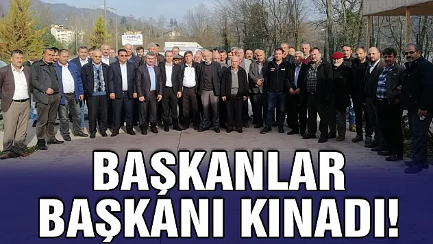 BAŞKANLAR BAŞKANI KINADI!