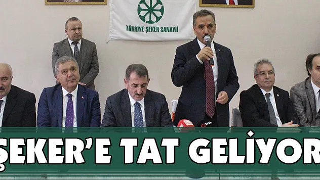 ŞEKER'E TAT GELİYOR!