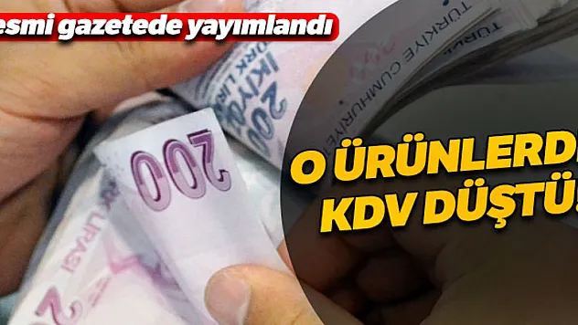 Tavuk yumurtası ve toptan balık tesliminde KDV indirildi