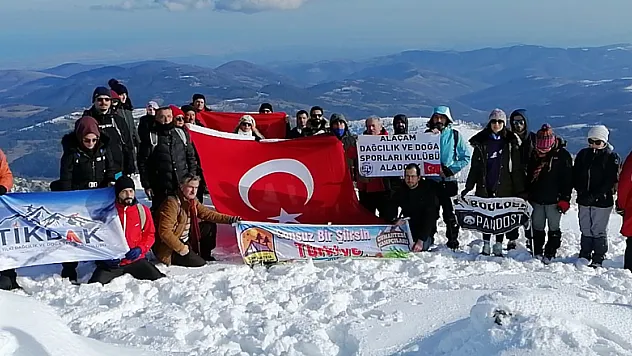 Dağcılardan Sarıkamış tırmanışı