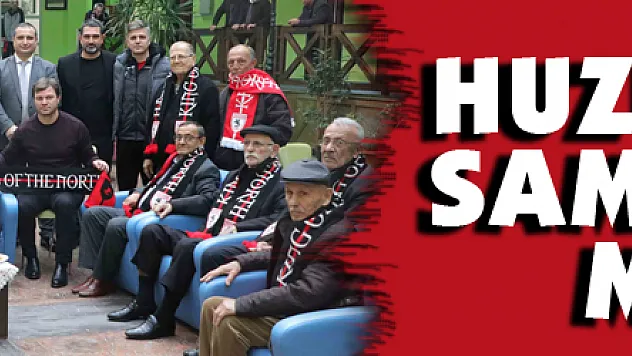 Huzurevinde Samsunspor morali