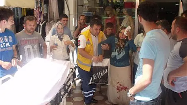 Motosikletin Çarptığı Kadın Yaralandı