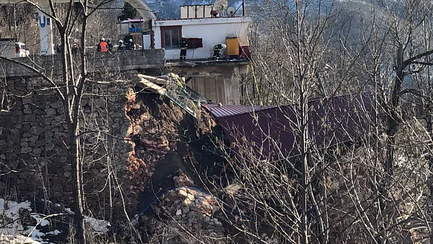Heyelan nedeniyle tehlikeli bir durum söz konusu değil