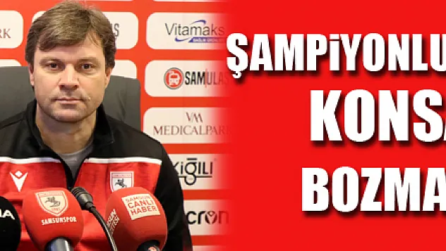Ertuğrul Sağlam: 'Şampiyonluğu garantilemeden konsantrasyon bozmaya gerek yok'
