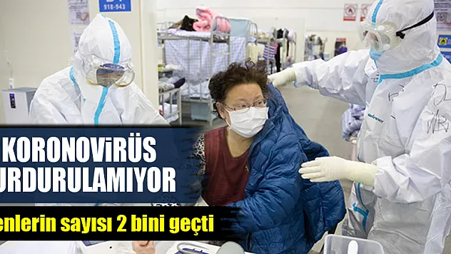 Çin'de salgından ölenlerin sayısı 2 bini geçti