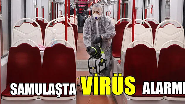 TRAMVAYLAR  VİRÜSE KARŞI DEZENFEKTE EDİLİYOR